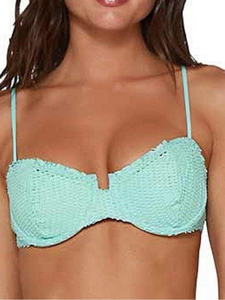 Vix Mint Balconette Bikini Top - Women Swim Bikinis Size Large